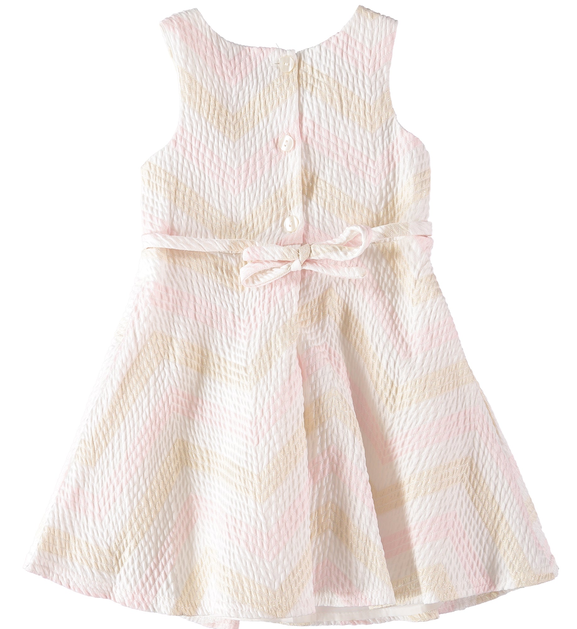 Youngland Girls 12-24 Months Chevron Shrug Dress