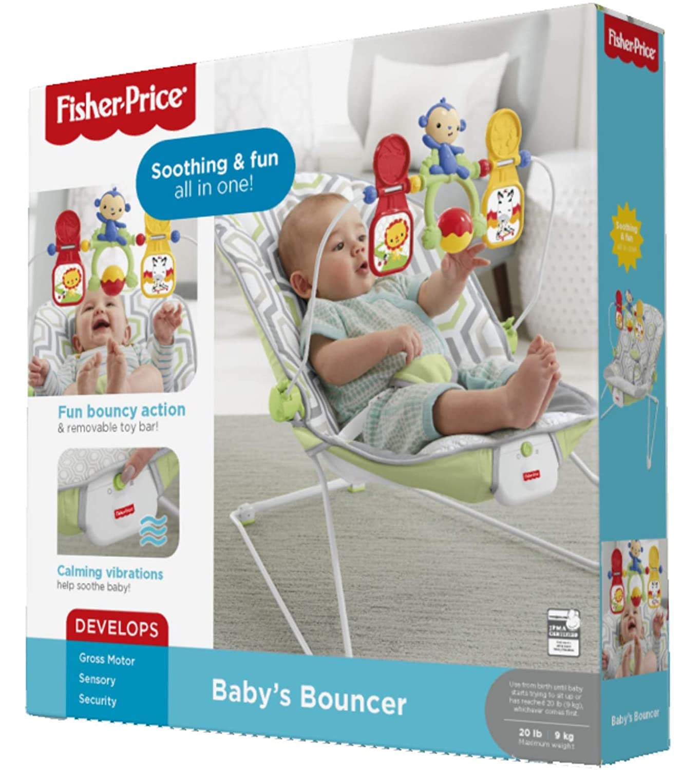 Fisher Price Baby's Bouncer Geo Meadow