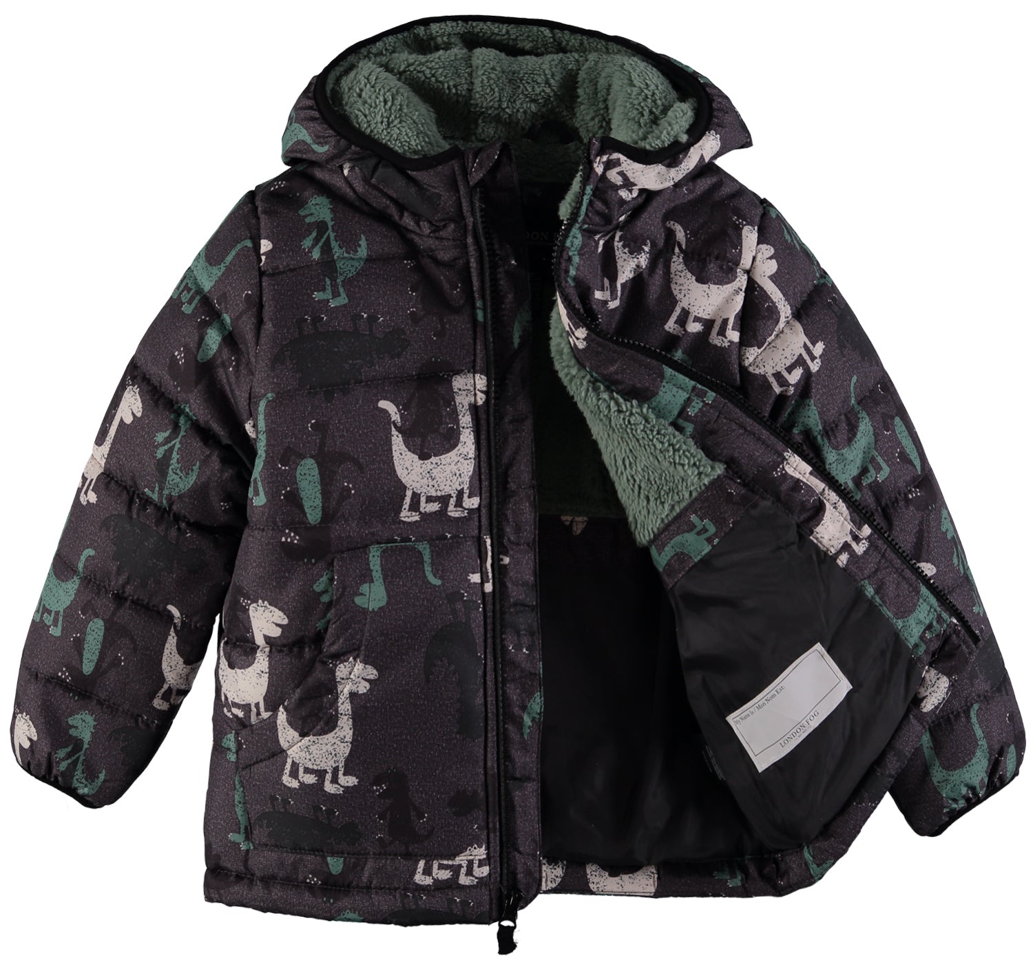 London Fog Boys 2T-4T Animal Puffer Jacket