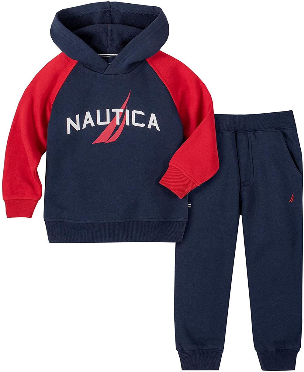 Nautica Boys 2T-4T Sail Hood Jogger Set