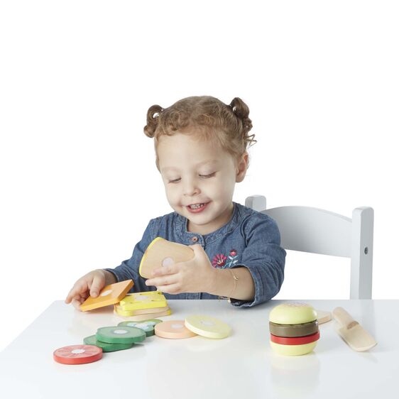 Melissa and Doug Wooden Sandwich Making Set