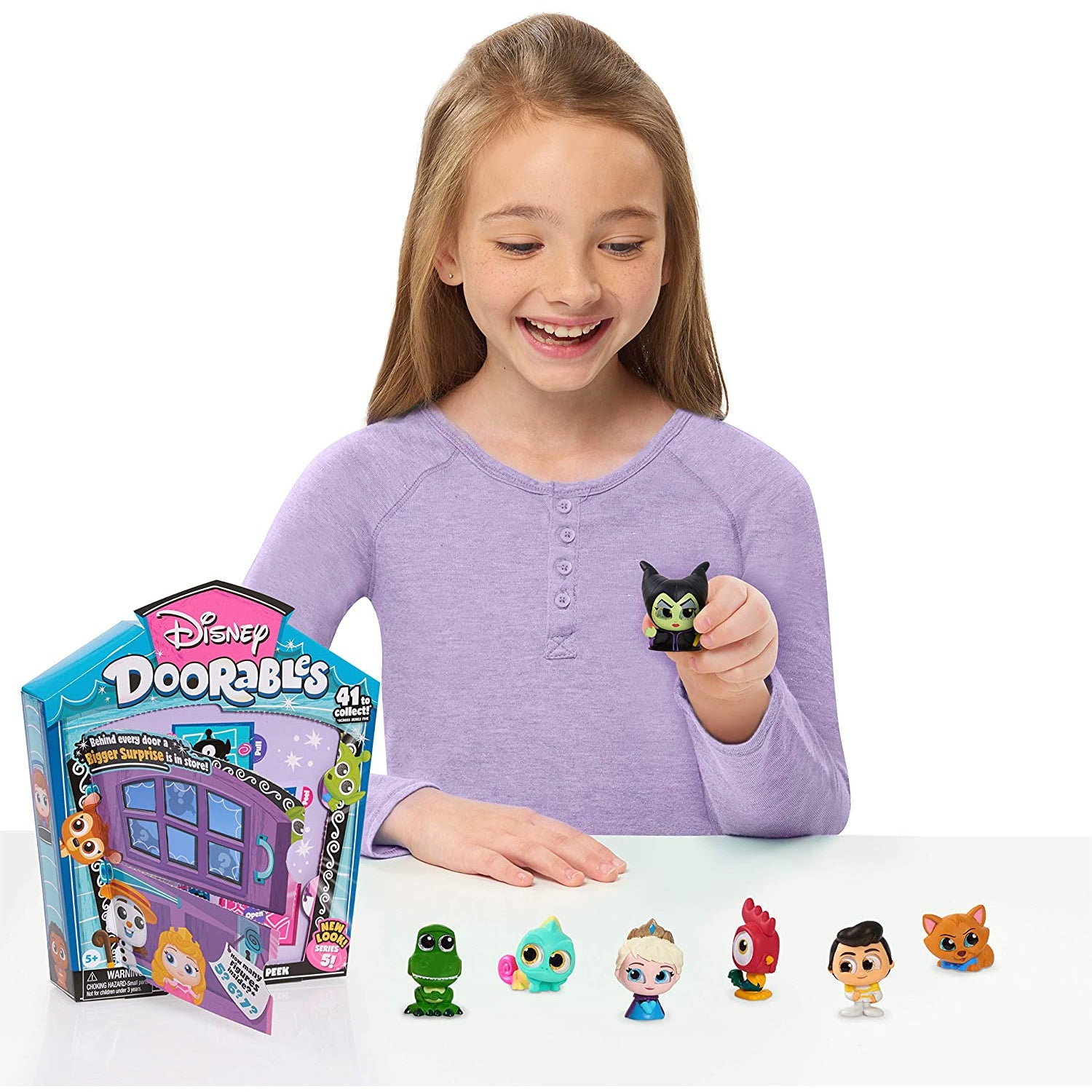 Disney Doorables Multi-Peek Pack Series 5, Collectible Mini Figures, Styles May Vary