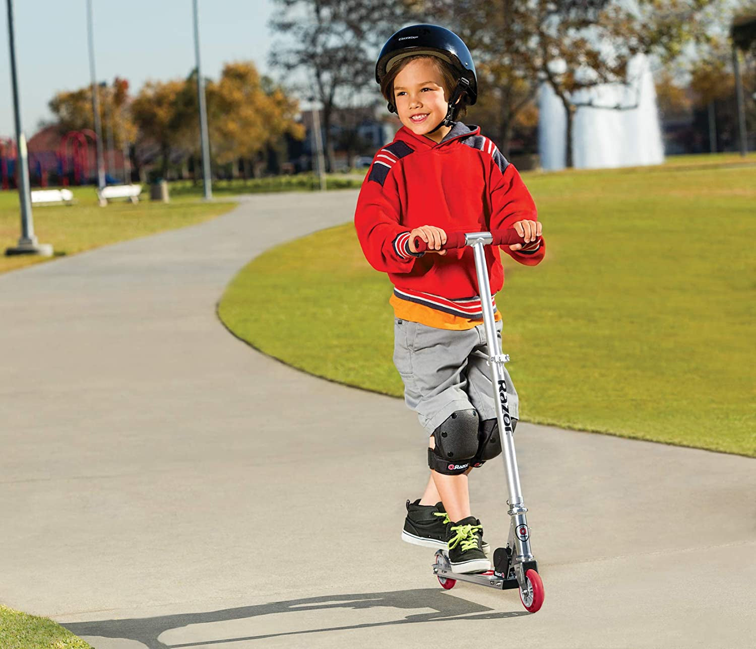 Razor A Kick Scooter for Kids, Red