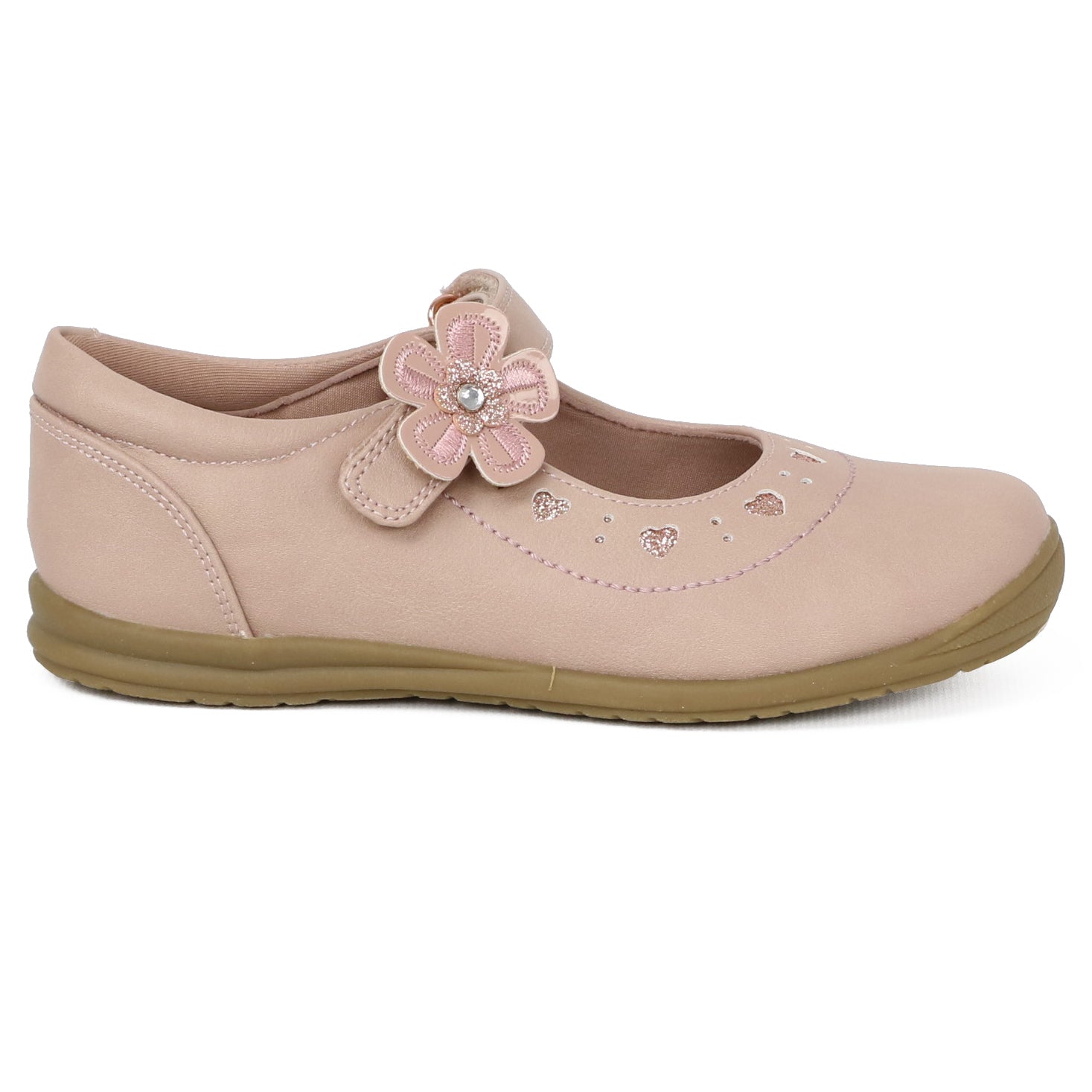 Rachel Shoes Toddler Girls 6-12 Flower Strap Mary Jane Shoe