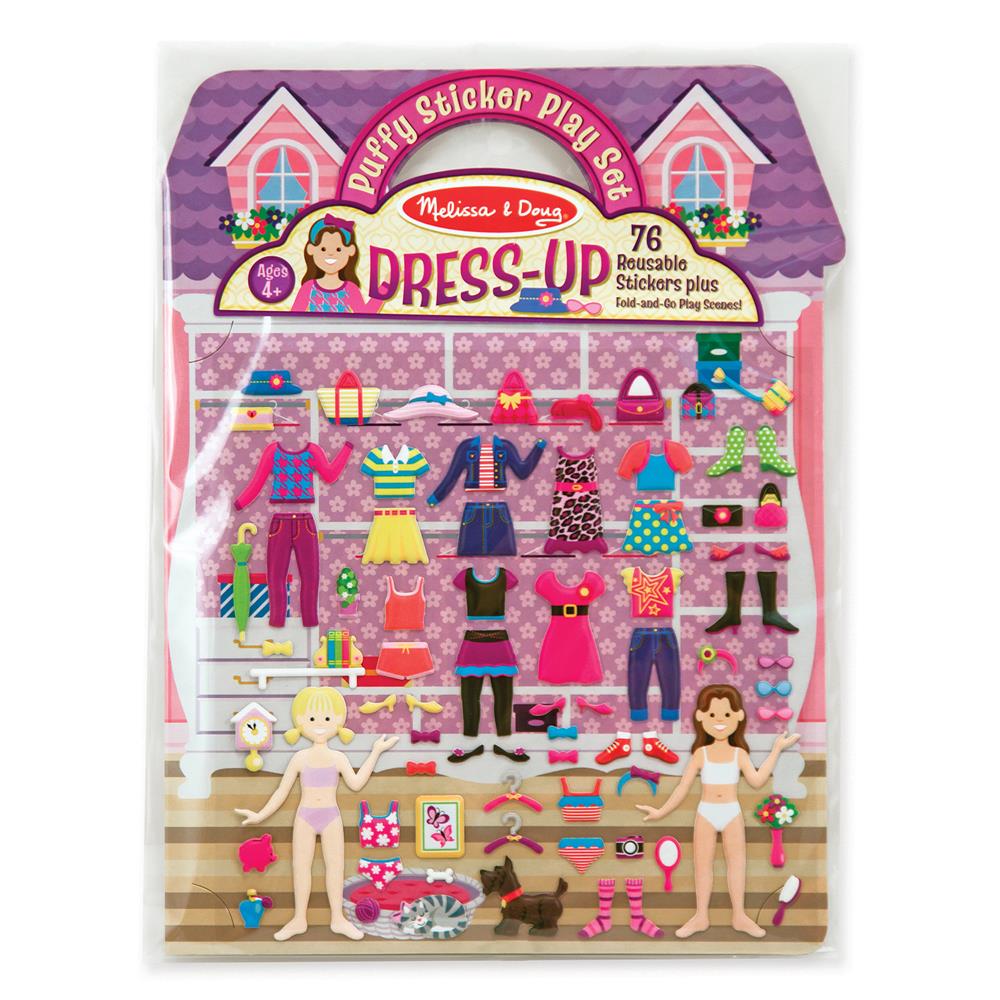 Melissa and Doug Puffy Stickers Play Set: Dress-Up