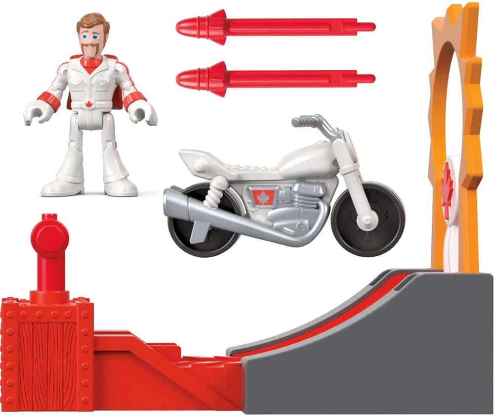 Disney Toy Story 4 Imaginext Duke Caboom Stunt Set