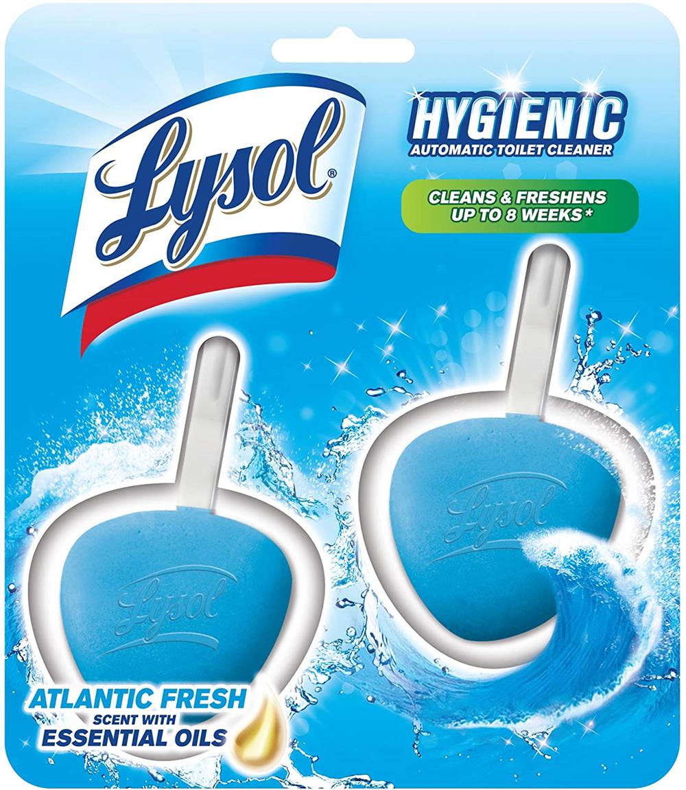 Lysol Hygienic Automatic Toilet Bowl Cleaner, 2 CT