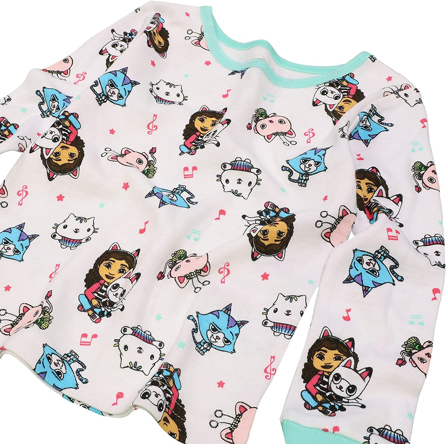 Dreamworks 2T-4T Gabbys Dollhouse 4-Piece Cotton Pajamas