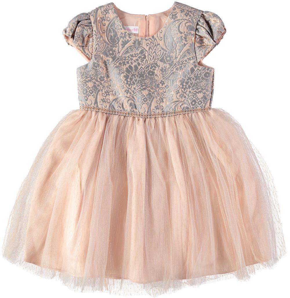 Bonnie Jean Girls 2T-4T Jacquard Sparkle Dress