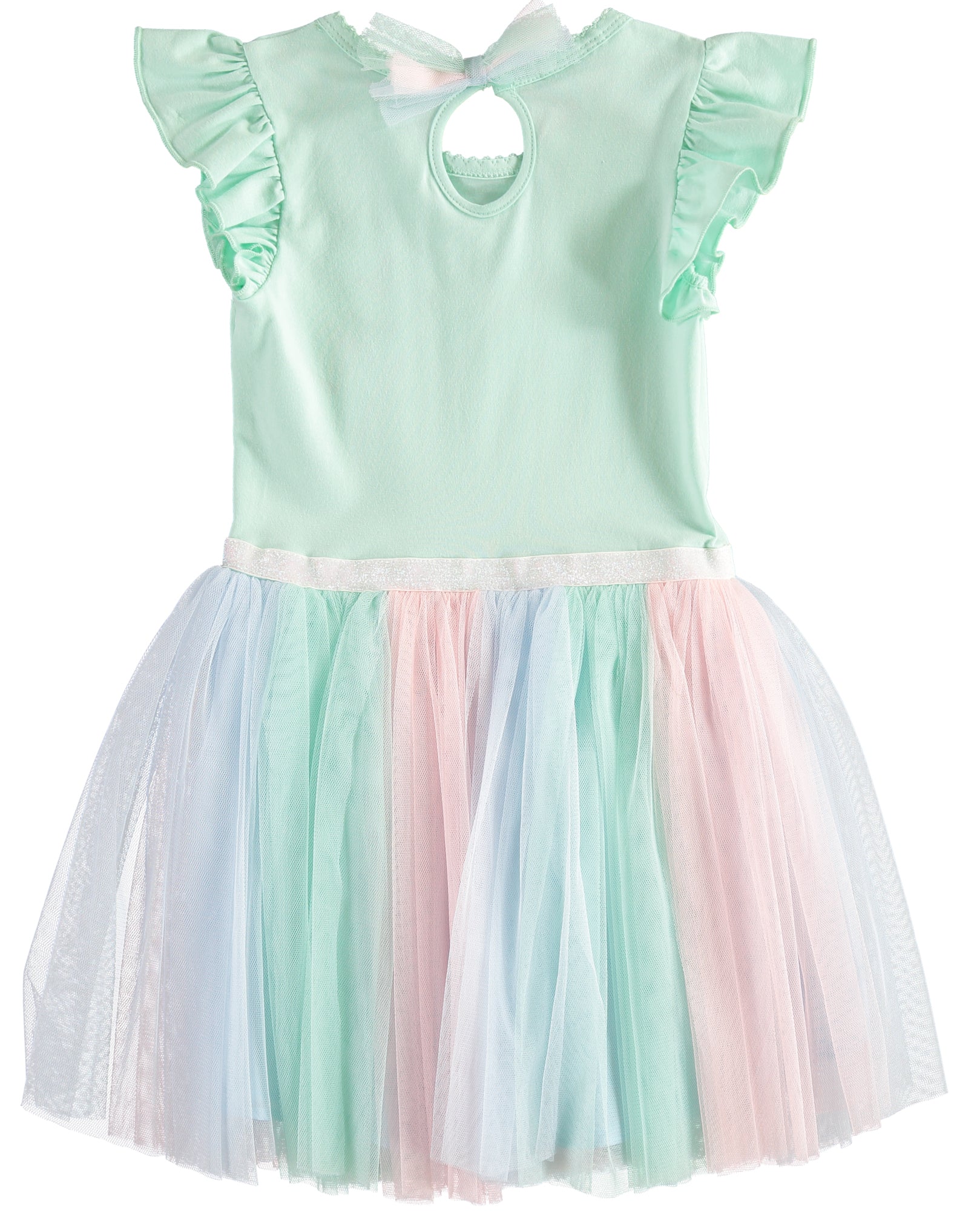 Bonnie Jean Girls Unicorn Tulle Dress