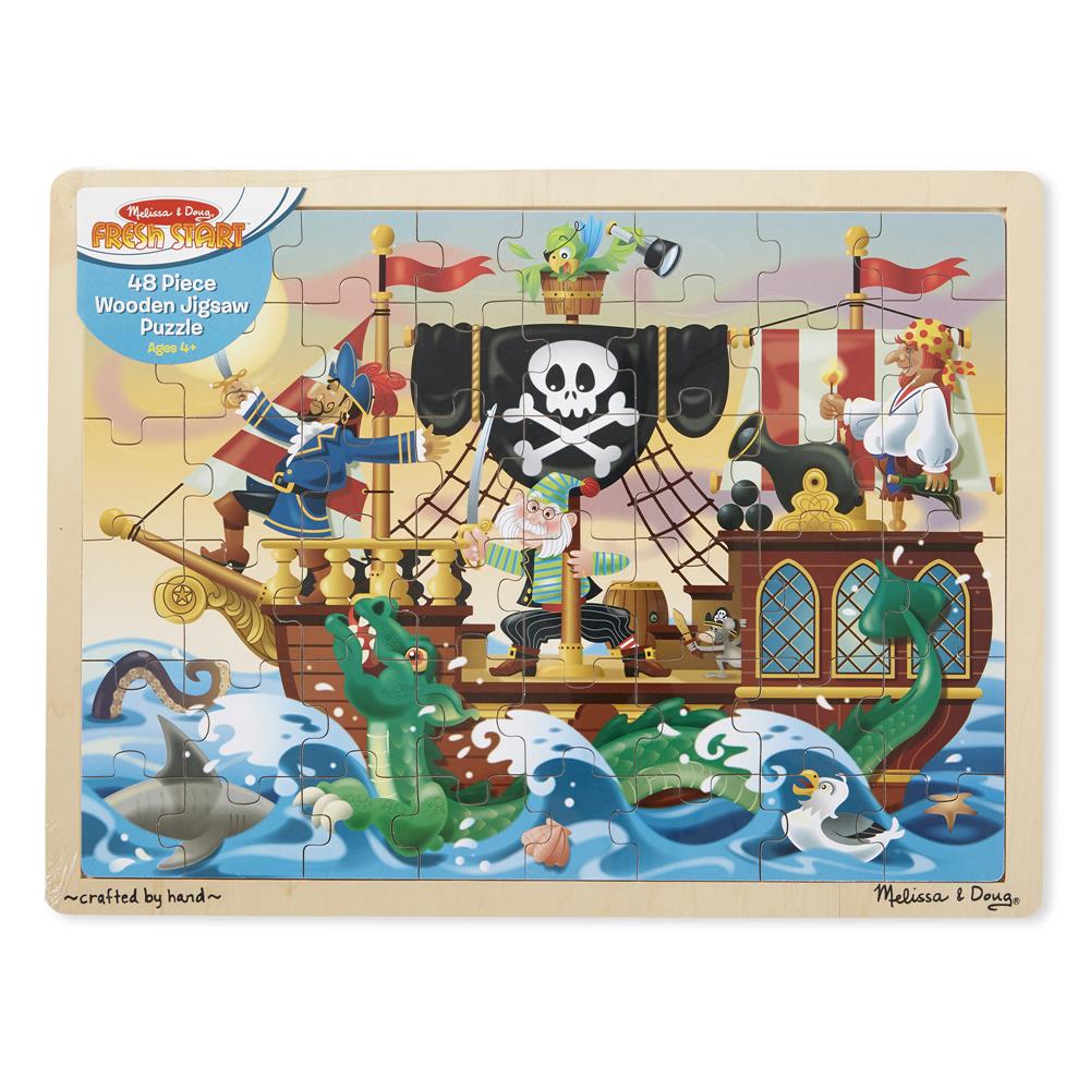 Melissa and Doug Pirate Adventure Jigsaw Puzzle - 48 Pieces Item