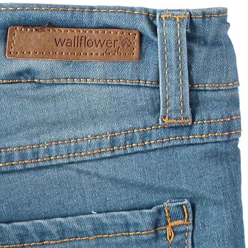 WallFlower Girls Candy Dot Denim Short