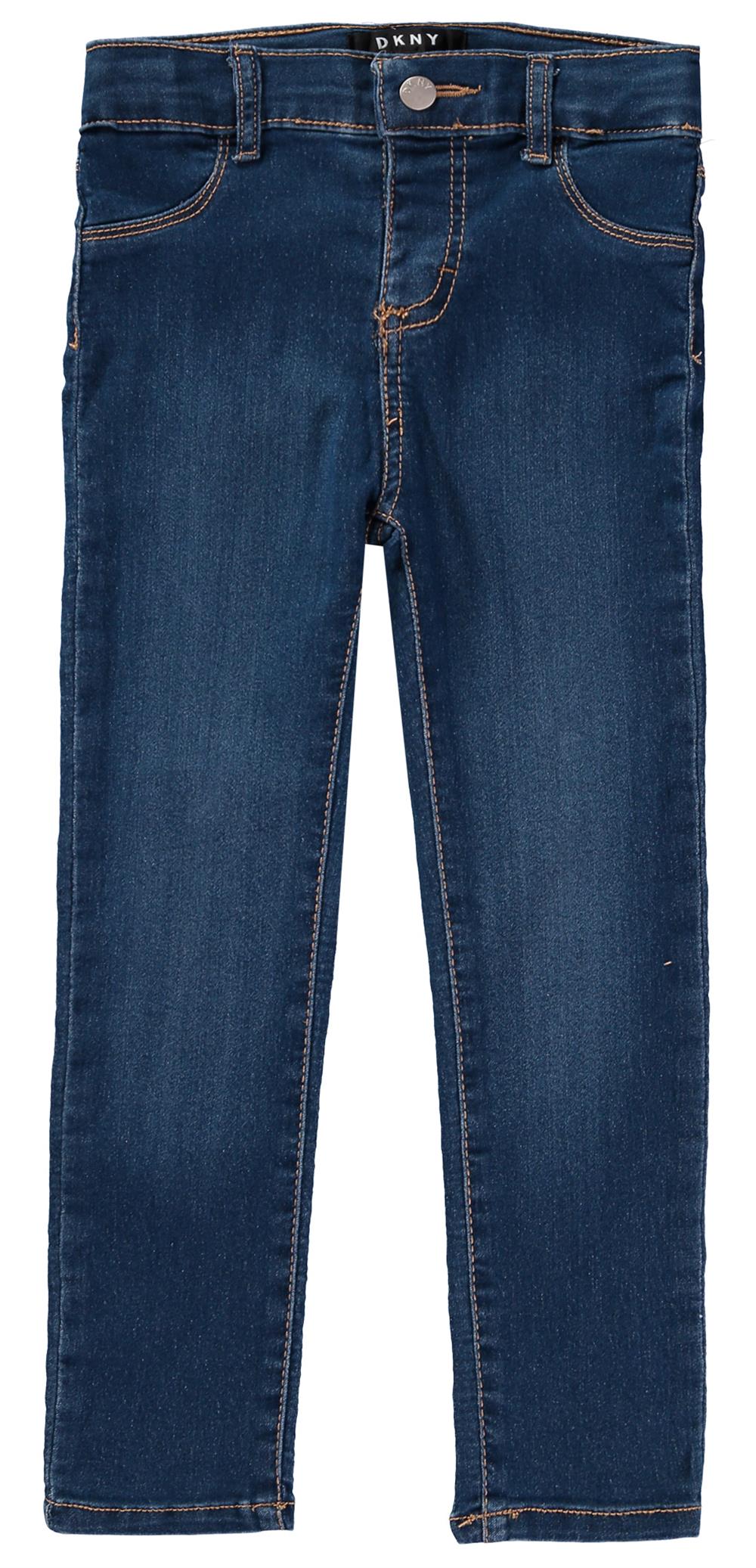 DKNY Girls 4-6X Jamie Stretch Denim Jegging