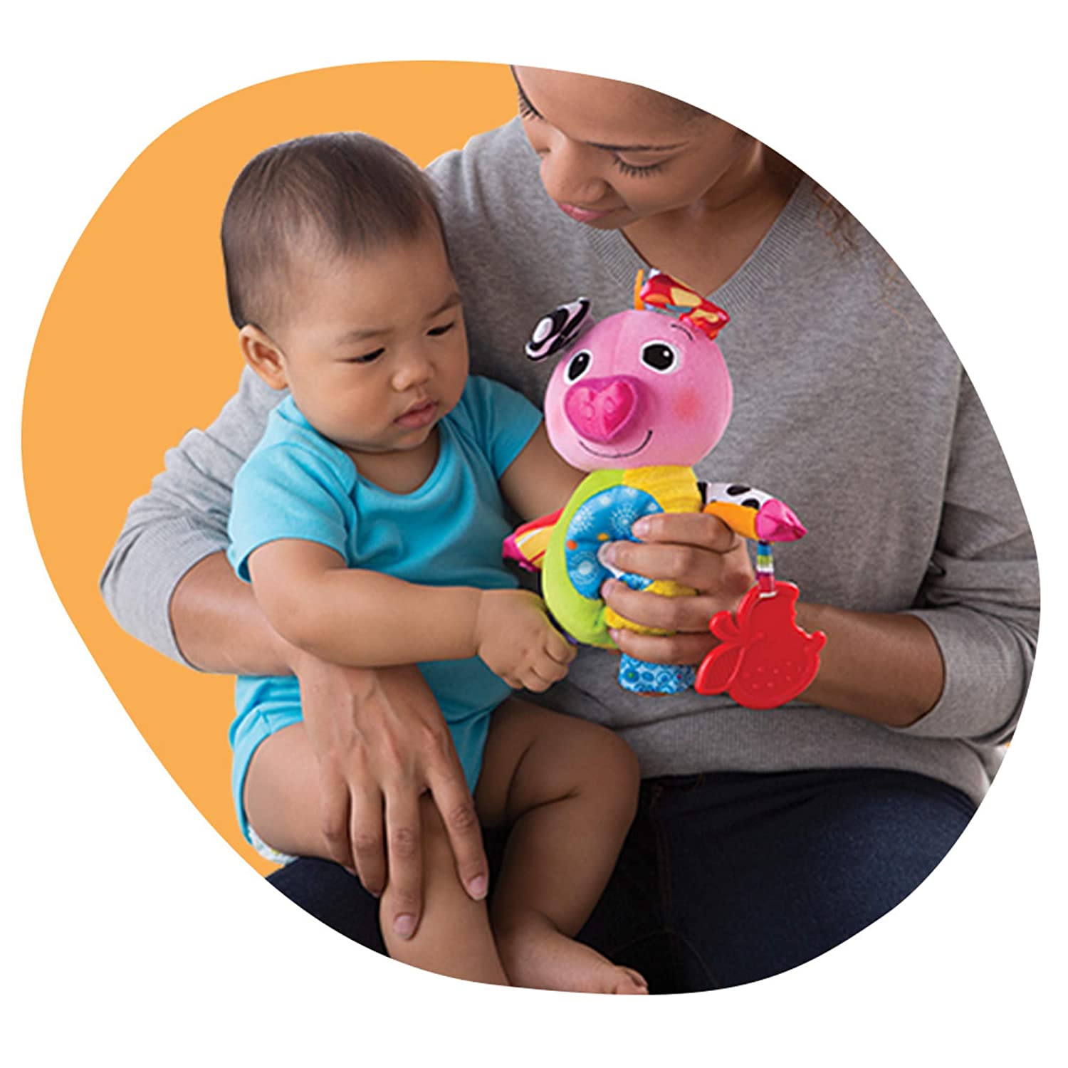 Lamaze Olly Oinker, Clip On Toy