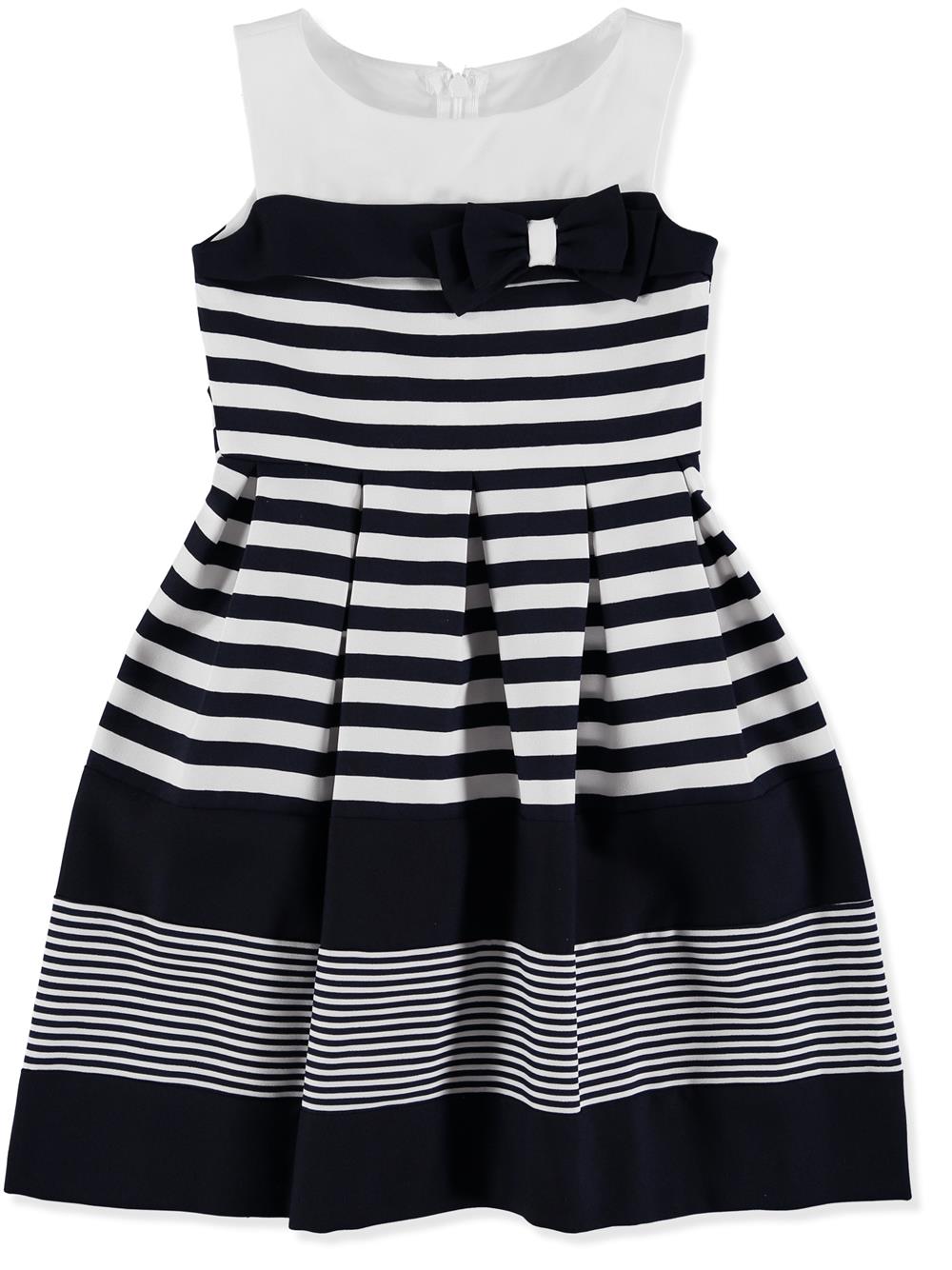 Bonnie Jean Girls 7-16 Stripe Nautical Dress