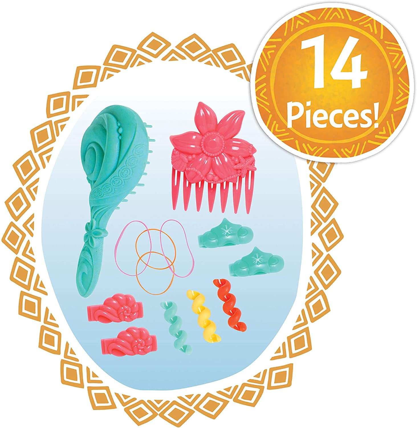 Disney Princess Moana Styling Head, 14-pieces