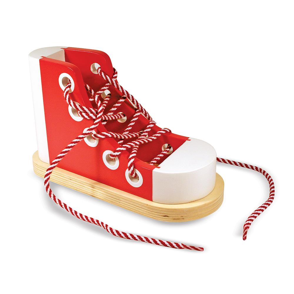 Melissa and Doug Deluxe Wood Lacing Sneaker