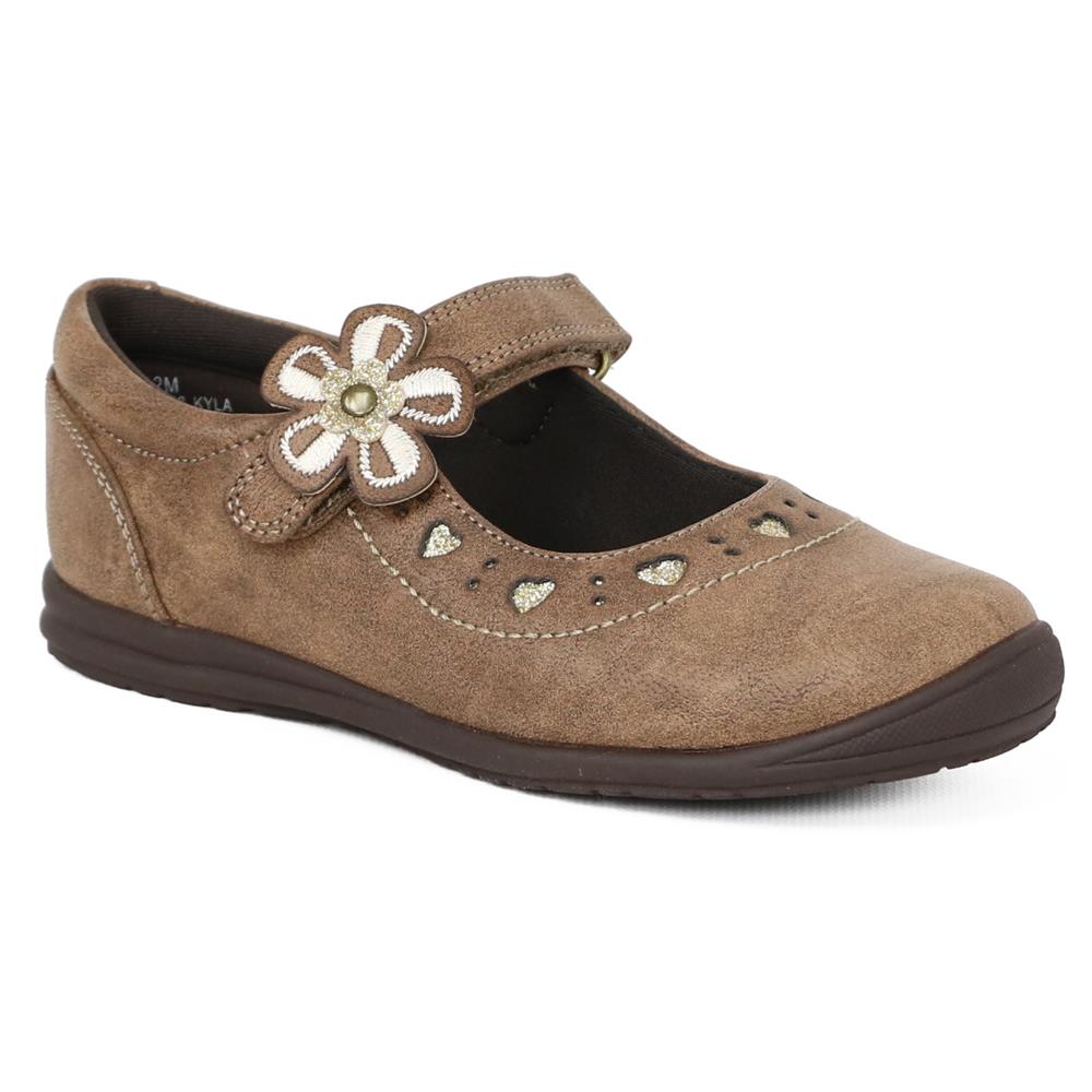 Rachel Shoes Toddler Girls 6-12 Flower Strap Mary Jane Shoe