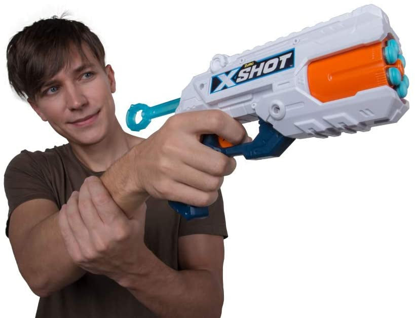 ZURU X-Short Reflex 6 Rotating Barrel Foam Dart Blaster Gun