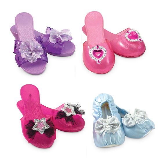 Melissa and Doug Role Play Collection - Step In Style! Dress-Up Shoes