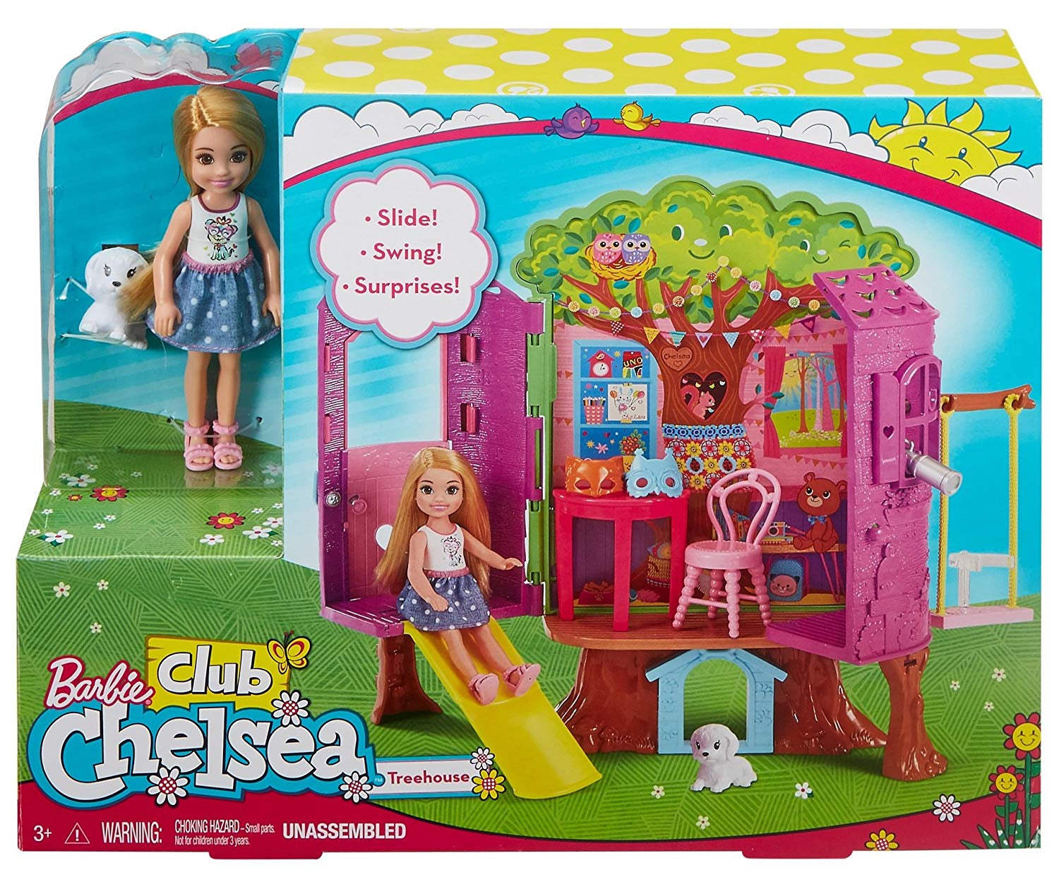 Barbie Club Chelsea Treehouse House Playset