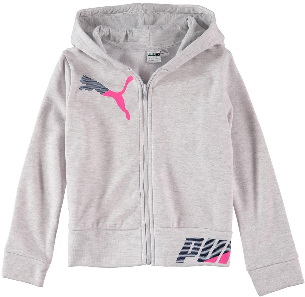 PUMA Girls 7-16 Zip Front Hoodie