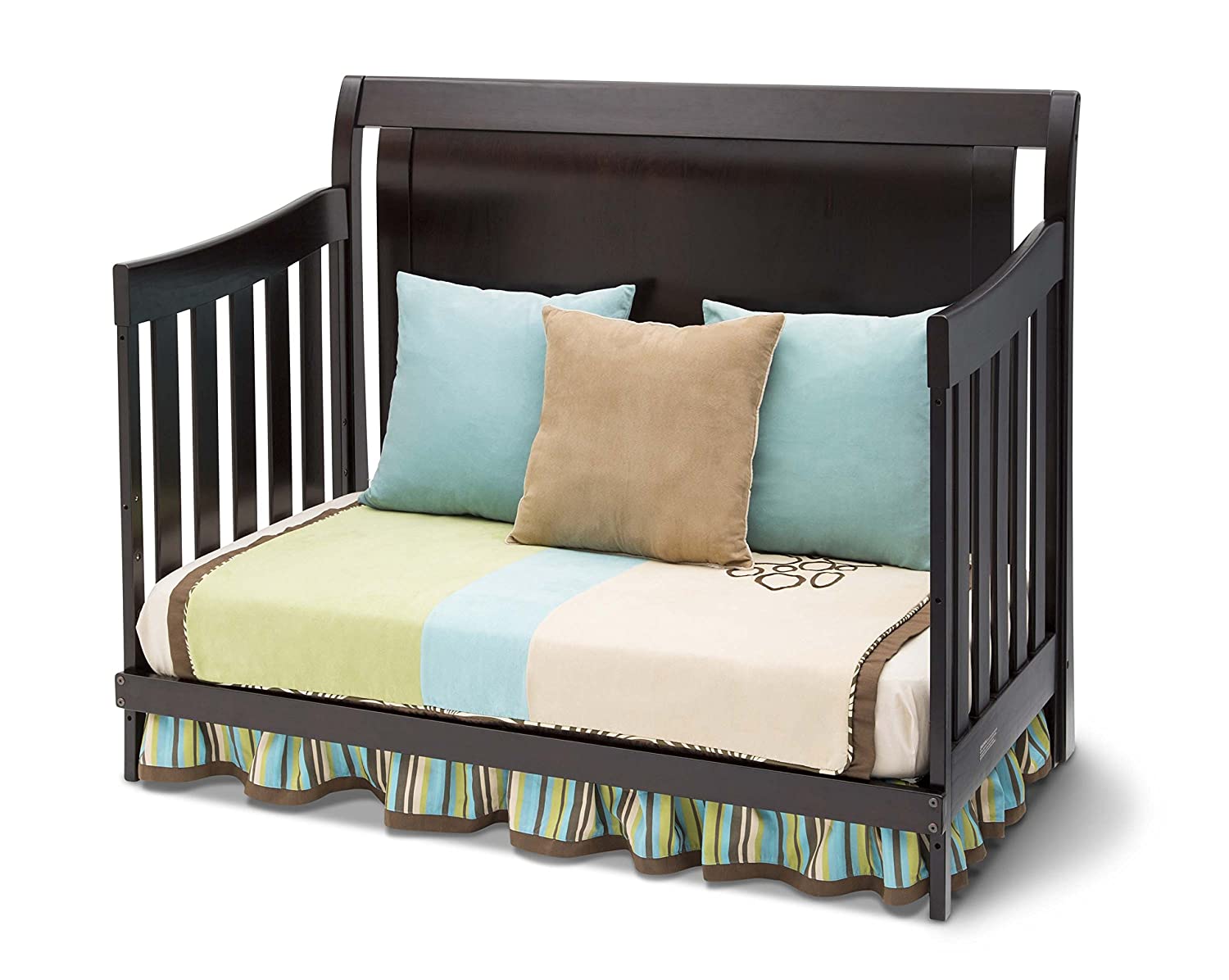 Simmons Kids Slumbertime Madisson Crib 'N' More, Black Espresso