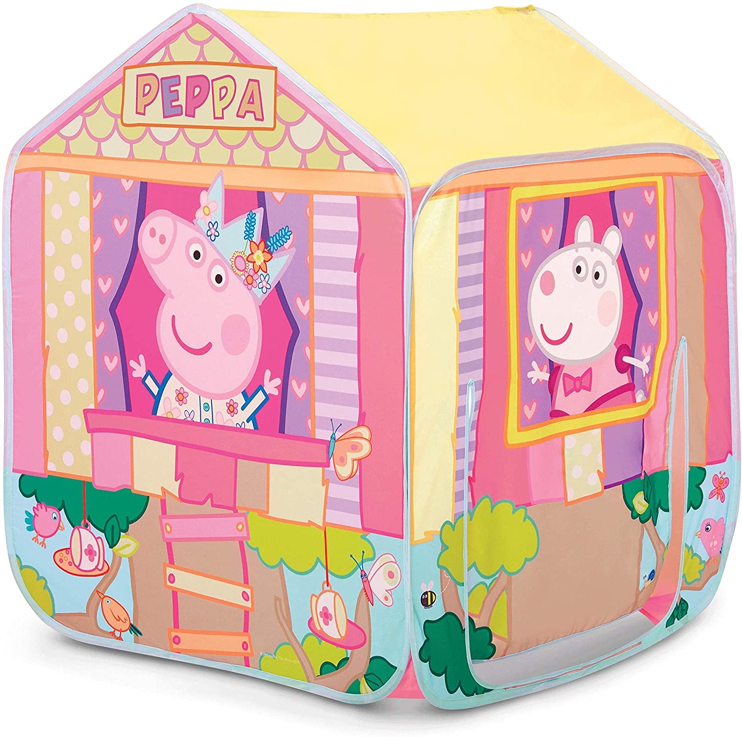 Peppa Pig Kids Tent Pop Up Play Tent, Pink