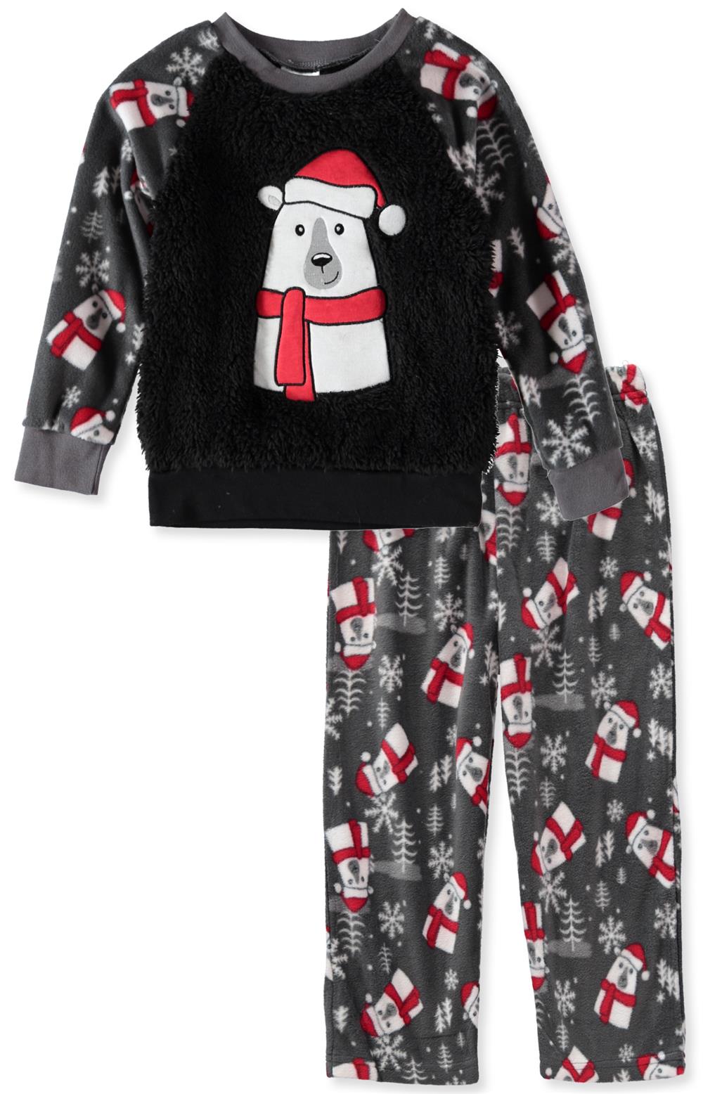 Mac Henry Boys 4-7 Sherpa Pajama Set