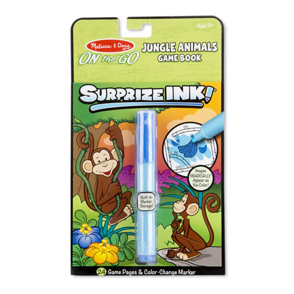 Melissa and Doug Surprize Ink! Jungle - On the Go Travel Activity Book