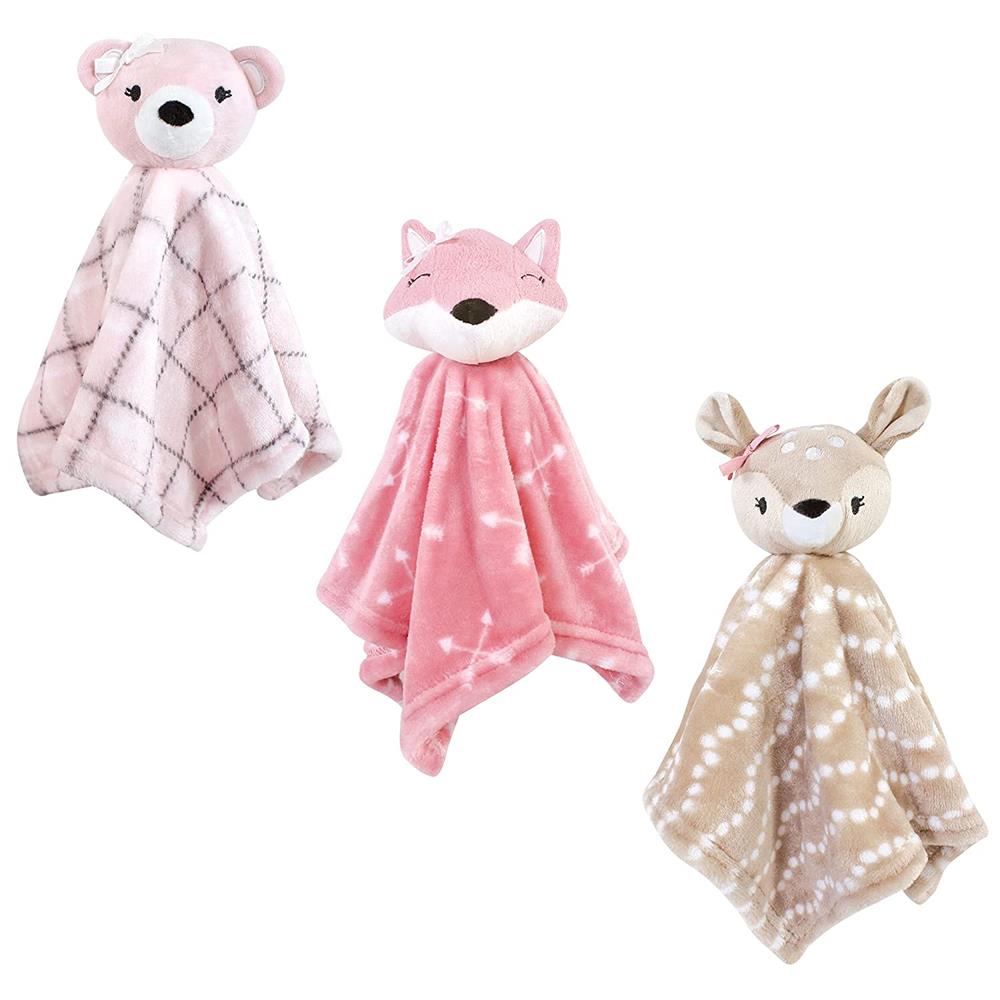 Hudson Baby 3 Pack Security Blanket