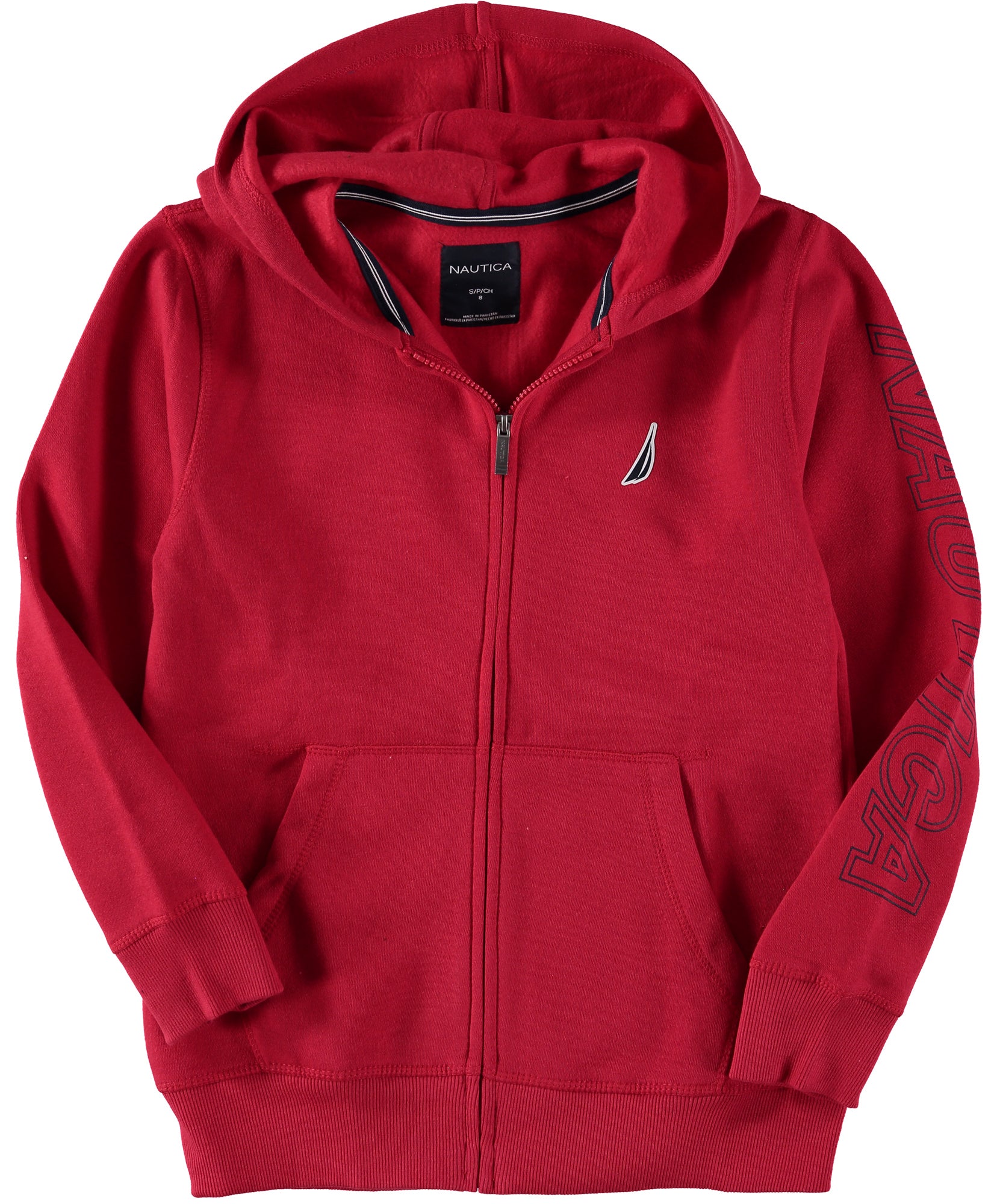 Nautica Boys 8-20 Logo Zip Hoodie