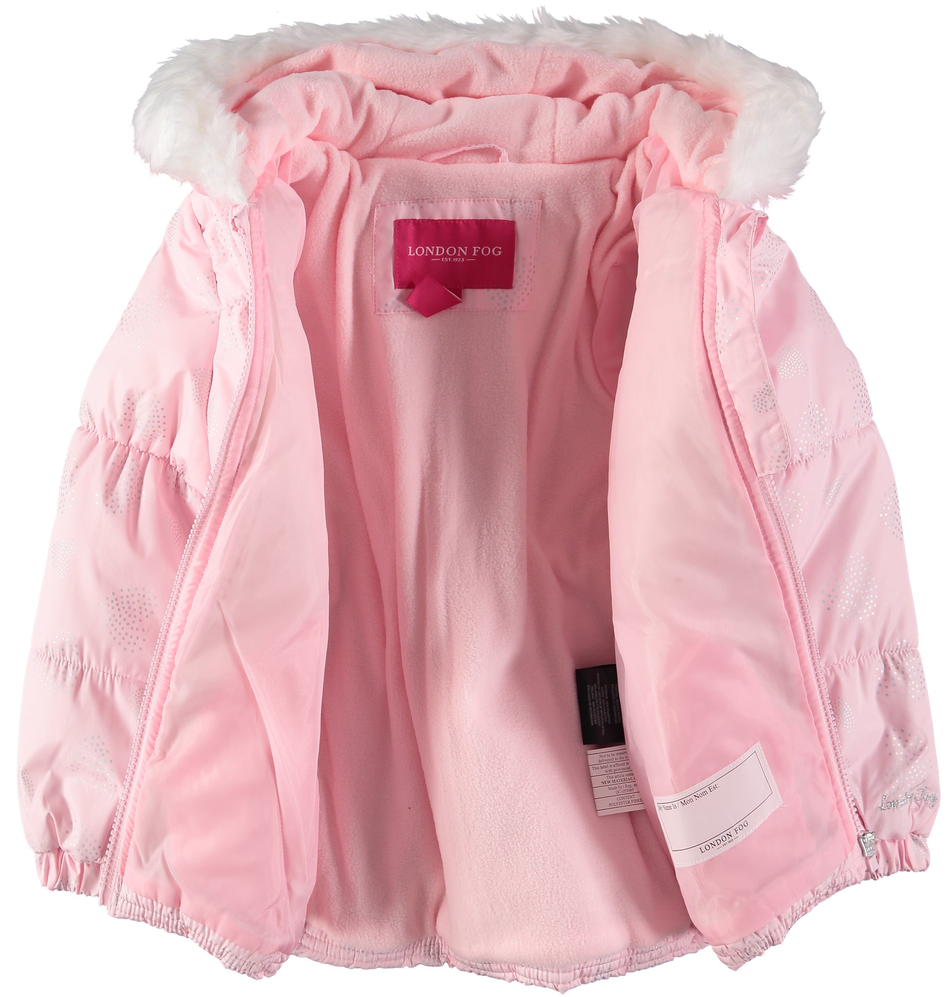 London Fog Girls 4-6X Bubble Jacket