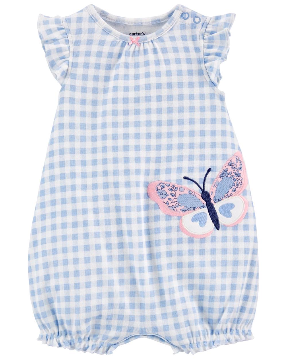 Carters Girls 0-24 Months Butterfly Romper