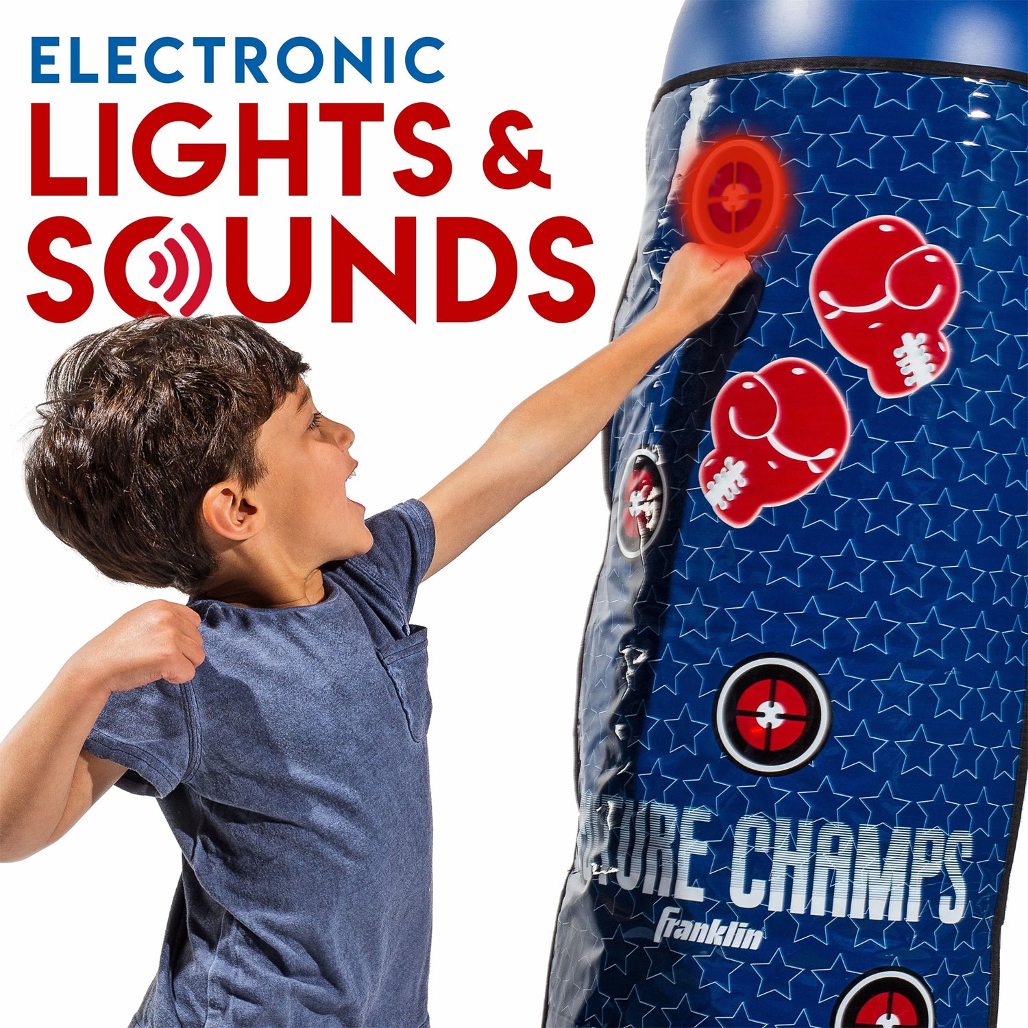 Franklin Future Champs Electronic Inflatable Boxing Bag