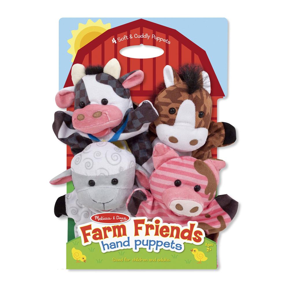 Melissa and Doug years Farm Friends Hand Puppets