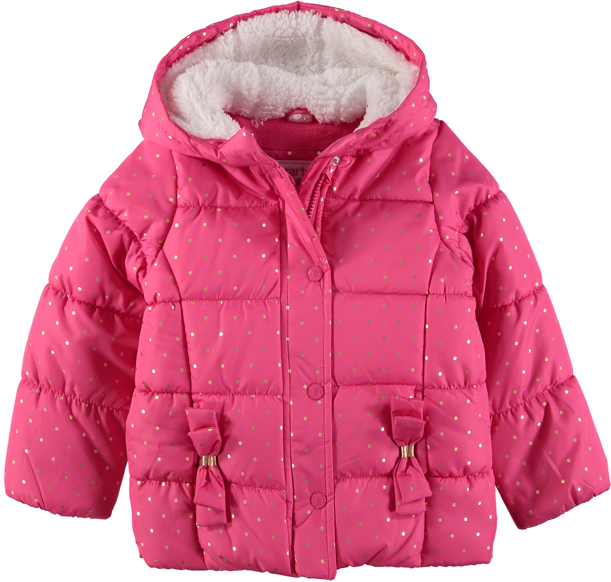 Carters Girls 4-6X Foil Dot Snowsuit