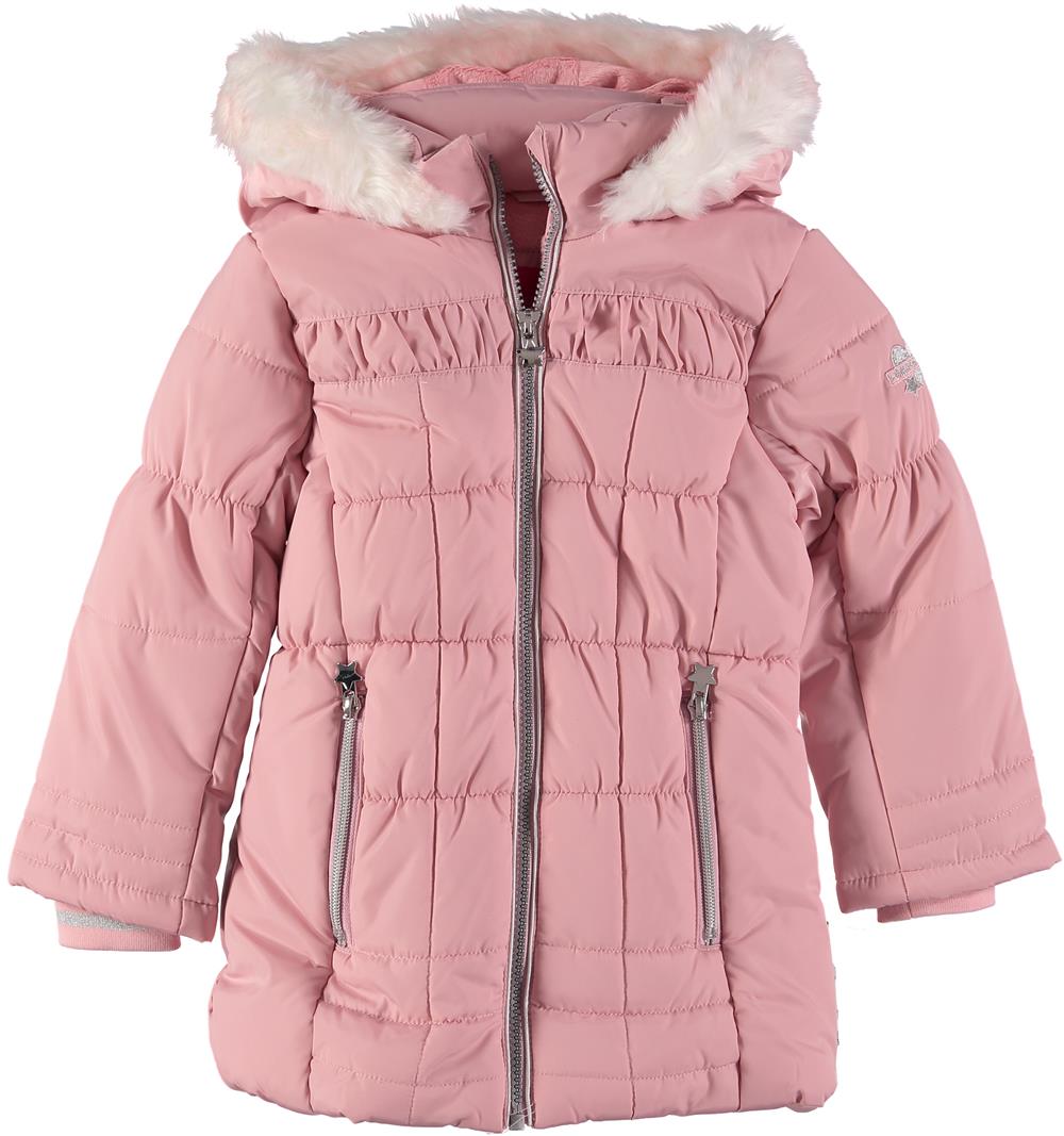 London Fog Girls 4-6X Fur Sparkle Parka Jacket