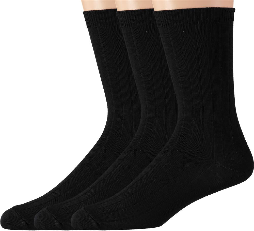 Students Choice Crew Dress Socks - 3 Pack