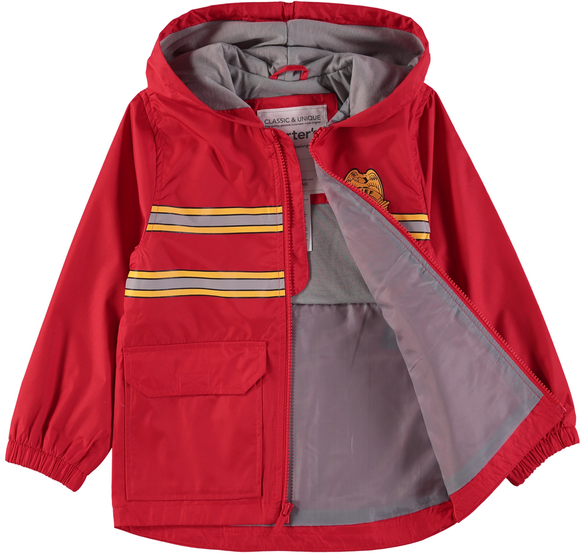 Carters Boys 12-24 Months Fireman Rainslicker