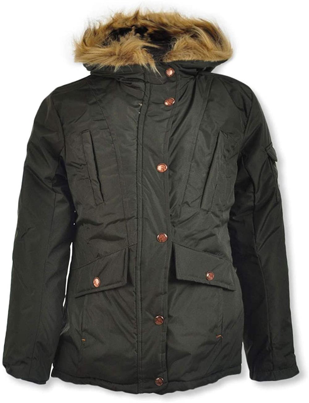 London Fog Girls 7-16 Fur Radiance Parka