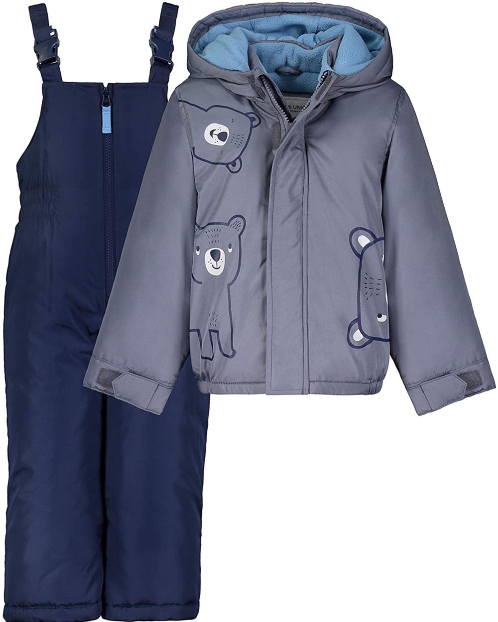 Carters Boys 2T-4T Bear 2-Piece Snowsuit