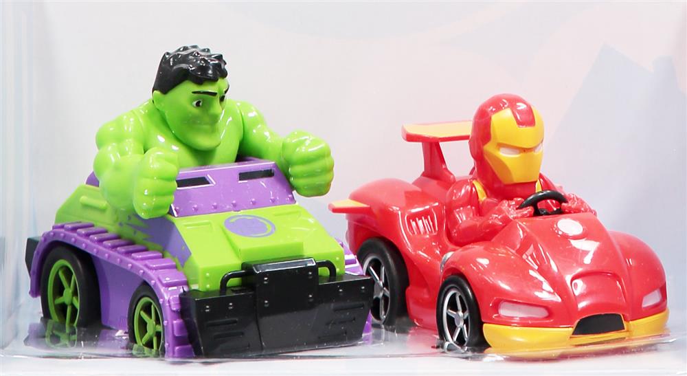 Marvel Super Hero Adventures 2 Pack Pull-Back Cars