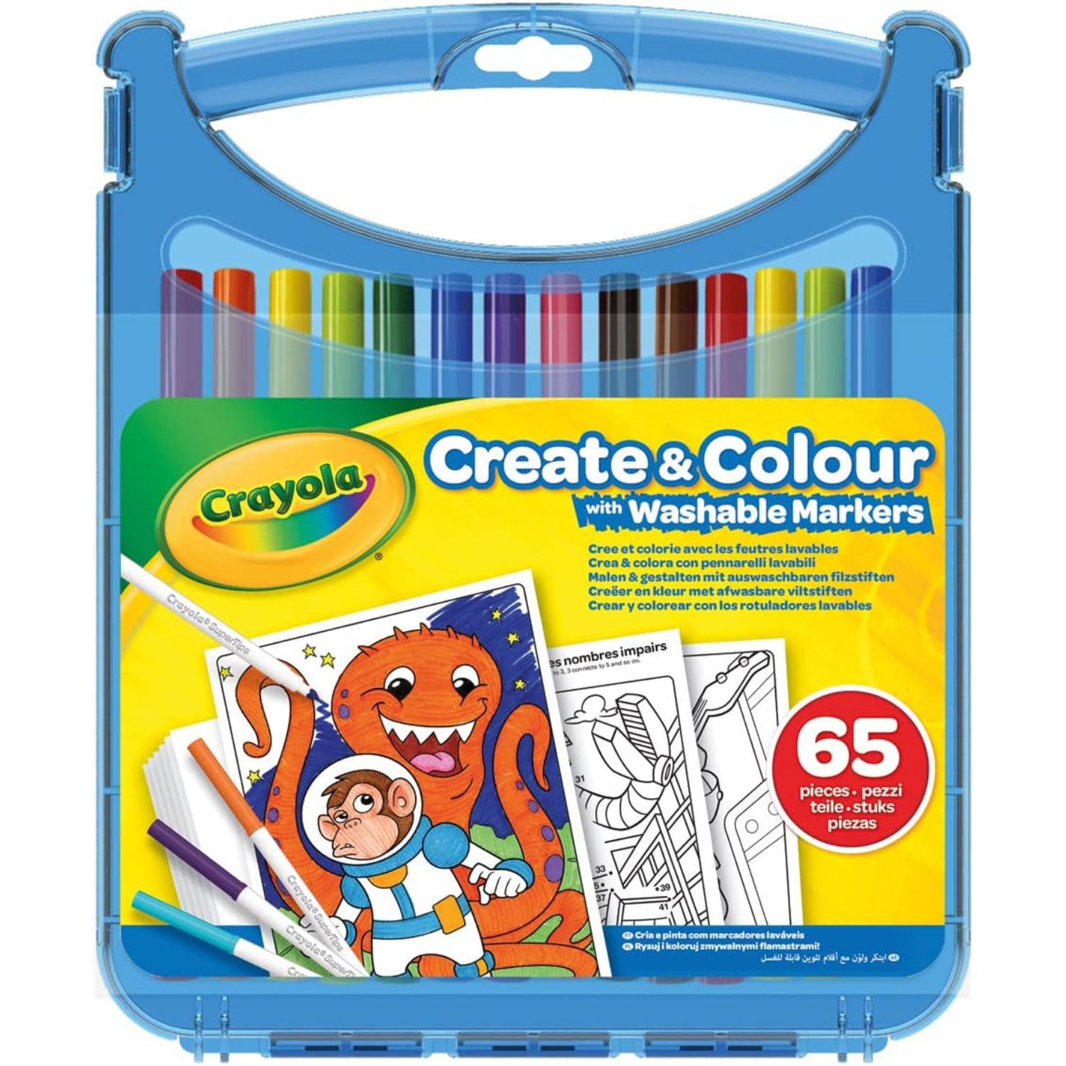 Crayola Create & Color Super Tips Kit SuperTips Washable Markers, Assorted