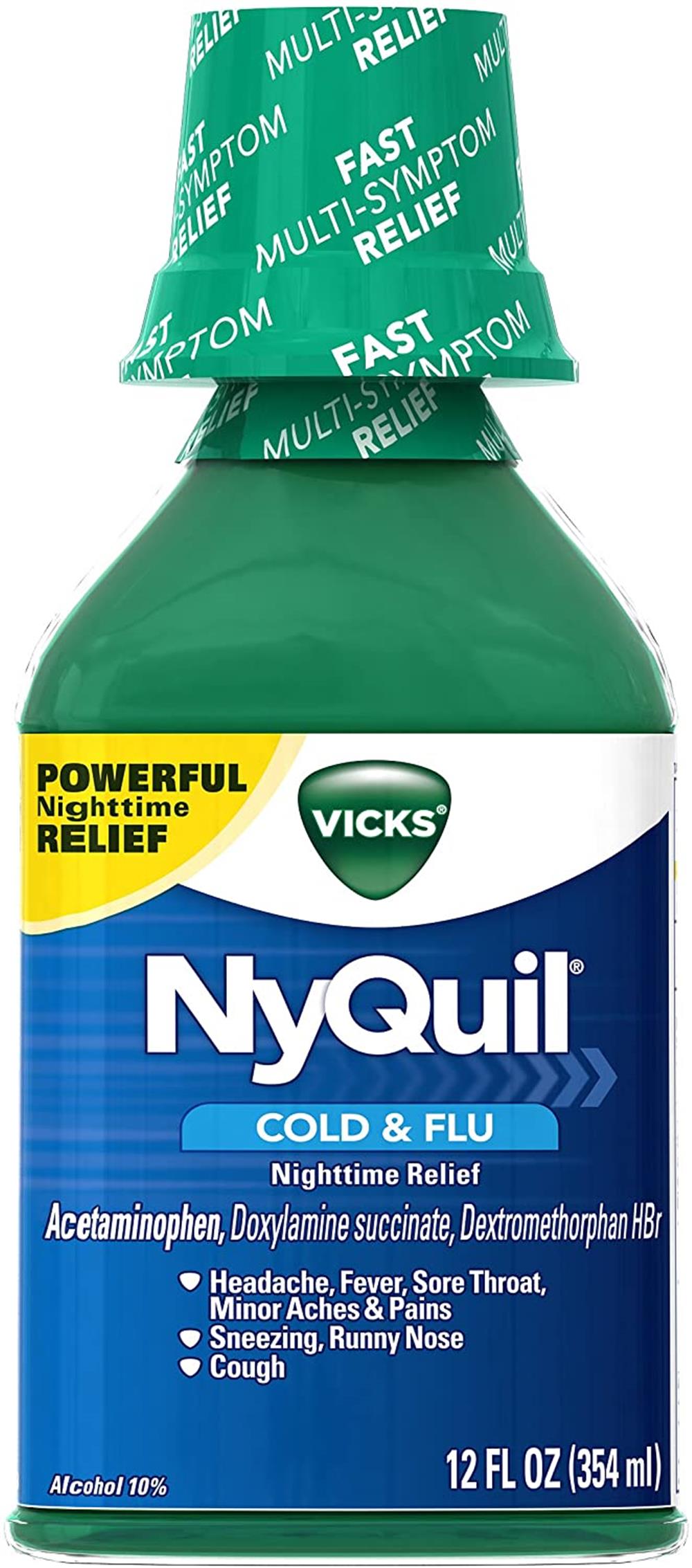 Vicks Nyquil Original Liquid - 12 Oz.