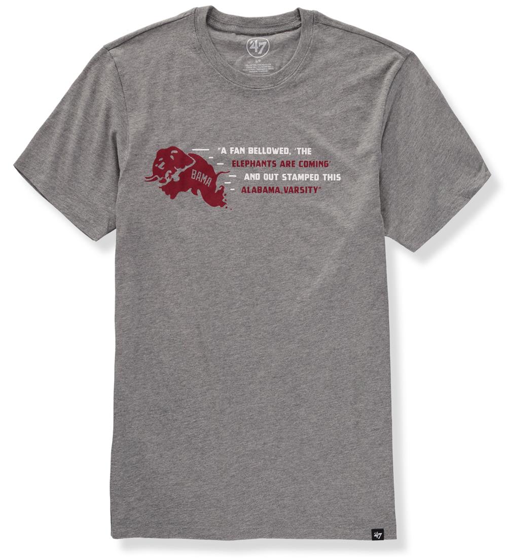 '47 Men's Short Sleeve University of Alabama Varsity T-Shirt