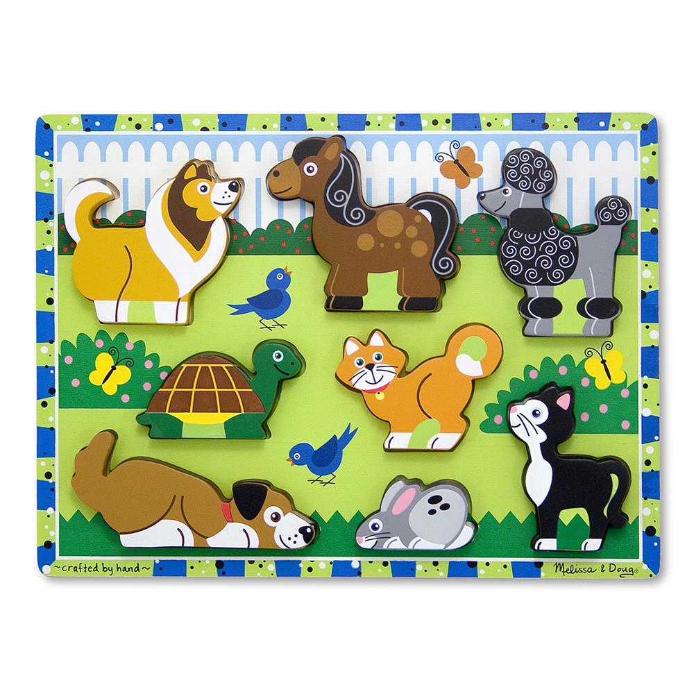 Melissa and Doug Pets Chunky Puzzle - 8 Pieces