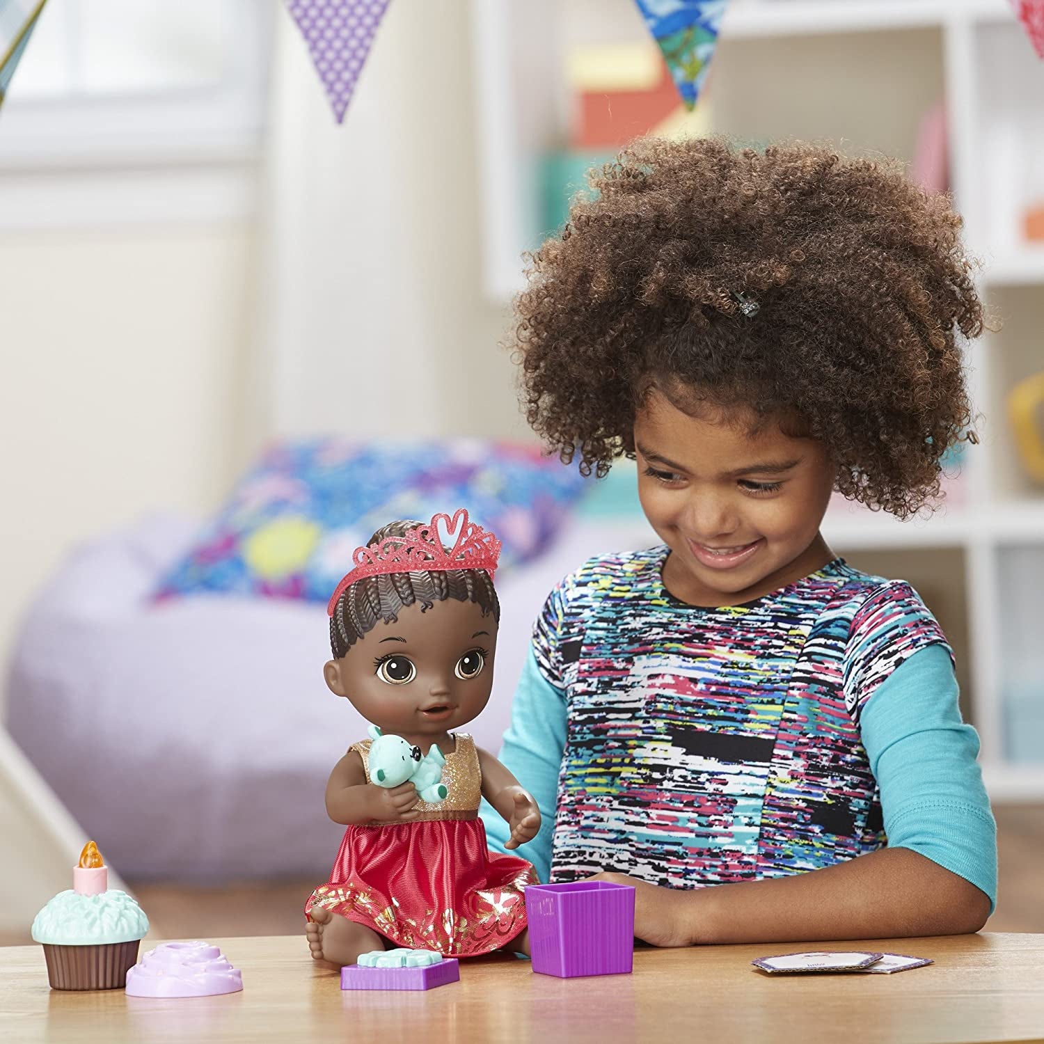 Baby Alive Cupcake Birthday Baby (African American)