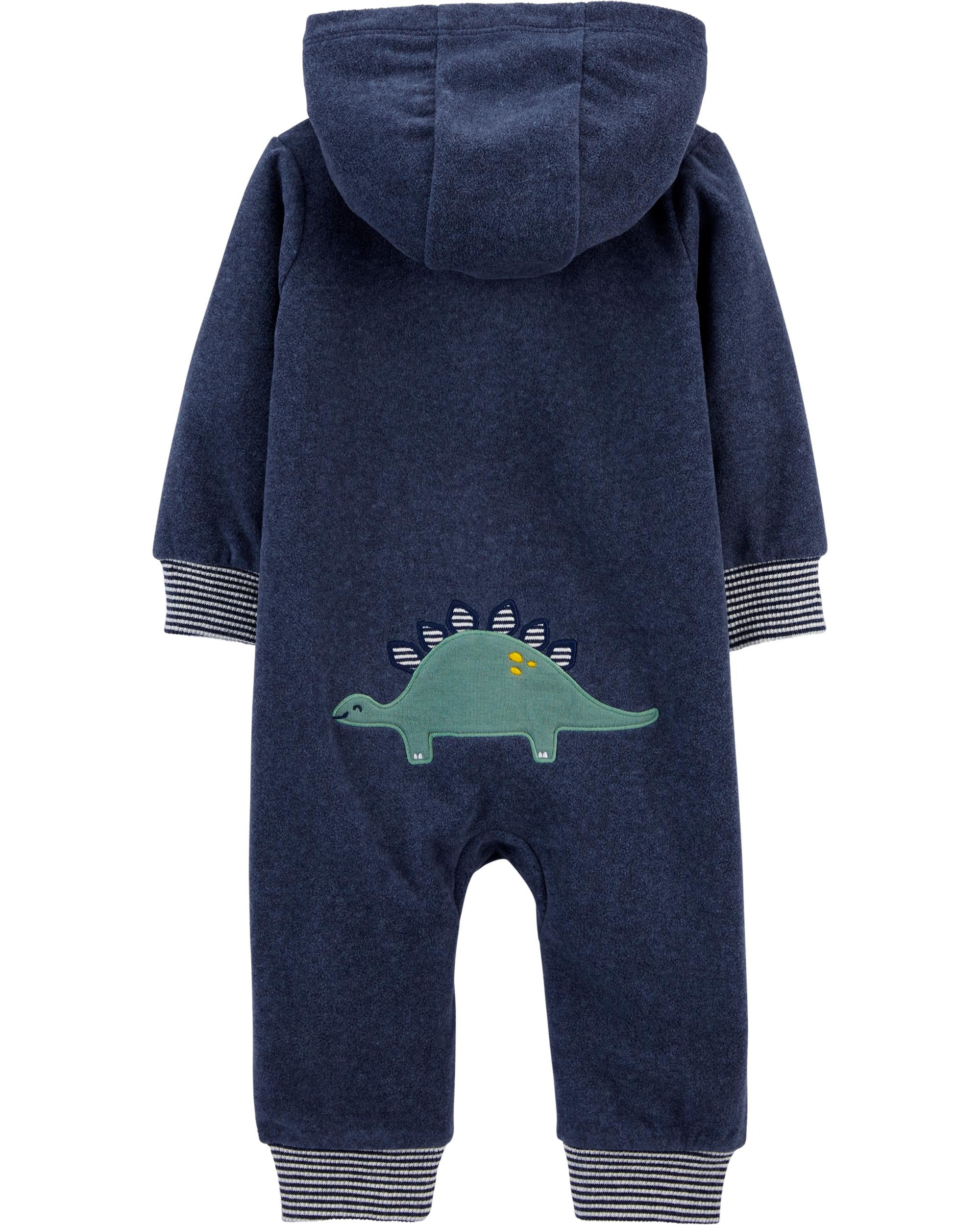 Carters Boys 0-24 Months Dinosaur Microfleece Jumpsuit