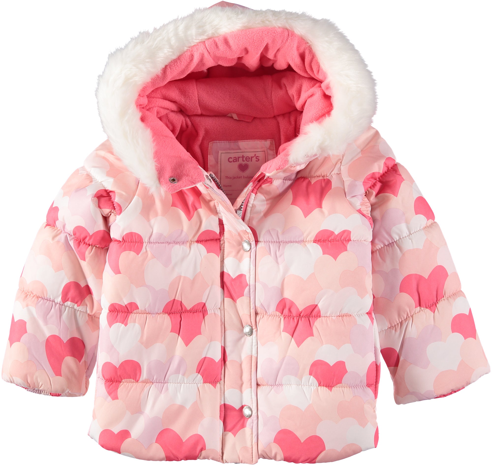 Carters Girls 4-6X 2-Piece Snowsuit